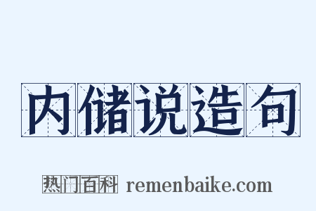 内储说造句是什么意思的图片
